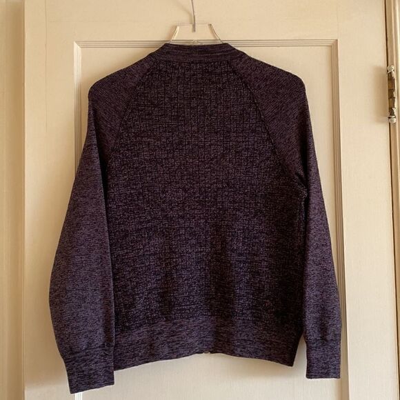 Free People Naomi Full Zip Sweater Sports Jacket Purple Black Size XS - Picture 9 of 12